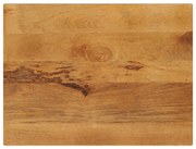 vidaXL Tampo de mesa retangular 80x60x2,5 cm mangueira maciça