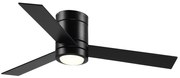 Ventoinha de Teto 48W com Luz LED Controle Remoto 3 Velocidades Tempor