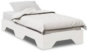 vidaXL Cama sem colchão empilháveis 80x200 cm madeira maciça branco