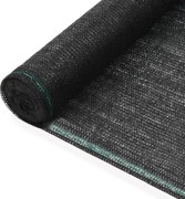 vidaXL Rede de ténis PEAD 1,2x25 m preto