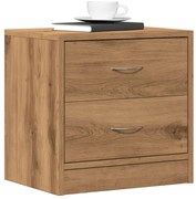 vidaXL Mesa de cabeceira 40x30x40 cm deriv. madeira carvalho artisiano