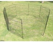 Parque Cães Gaiola Dobrável Animais de Estimação Cerca Treino Cachorros 8 Barreiras 71x91,5 cm