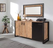 Console Cosmo – Atlantic Pine Black – 140x80x45 cm