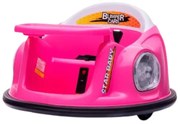 Carrinho de Choques elétrico para crianças Autogiro 12V Eléctrico Rosa