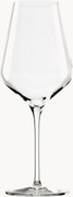 Copos de vinho tinto de cristal Quadrophil, conjunto de 6