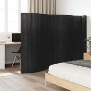 vidaXL Divisória largura 800 cm altura 165 cm bambu cinzento
