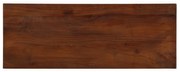 vidaXL Tampo de mesa retangular 80x40x2,5 cm madeira recuperada maciça
