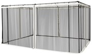4 painéis laterais 335x207 cm para tenda de jardimmosquiteira para gaz