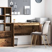 vidaXL Mesa Madeira Antiga 100 x 50 x 76 cm