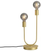 Candeeiro de mesa Art Deco latão 2-luzes - Tuning Art Deco