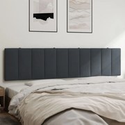 vidaXL Almofadão de cabeceira 200 cm veludo cinzento-escuro