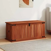 vidaXL Arca de arrumação 90x45x40 cm madeira de acácia maciça