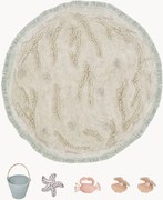 Tapete redondo para crianças lavável Island