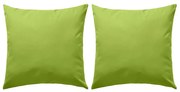 Almofadas para exterior 2 pcs 45x45 cm verde maça