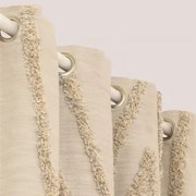 Cortina De Algodão Jasper Cinzento Glaciar & 140 X 260 Cm - Sklum