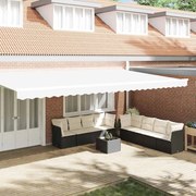 vidaXL Valance para Toldos de 6m Branca 5.8x0.2m
