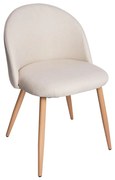 Cadeira Vint Tecido - Beige