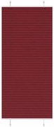 vidaXL Plissado Cego Bordéus Vermelho 85x200 cm Largura Tecido