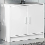vidaXL Armário de lavatório 63x29x55 cm derivados de madeira branco