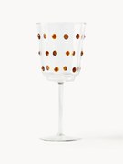 Copos de vinho em vidro borosilicato artesanal Nob, 2 uni.