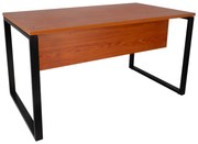 Secretária 1400x800x740mm – Kclose Branco / Cerejeira