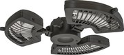 Outsunny Aquecedor por Infravermelhos para Chapéu de Sol 2400W Aquecedor Exterior Elétrico de Alumínio com 3 Níveis de Aquecimento Ø55x8 cm Preto | Aosom Portugal
