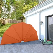 vidaXL Toldo lateral dobrável para terraço 200 cm terracota