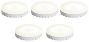 Conjunto de 5 lâmpadas LED GX53 Dim to Warm 7W 750 lm 2700K-4000K