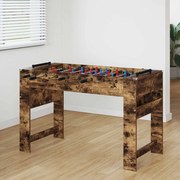 vidaXL Mesa de Pebolim Carvalho Defumado 125 x 60,5 x 80 cm