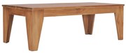 vidaXL Mesa de centro 120x60x40 cm madeira de teca maciça