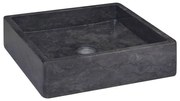 vidaXL Lavatório 40x40x10 cm mármore preto
