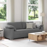 vidaXL Sofá 3 lugares cinza escuro 178 cm em tecido