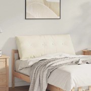 vidaXL Travesseiro para Costas Creme 120 x 50 cm