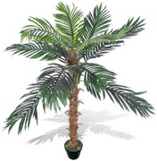Palmeira de coco artificial, com vaso 140 cm