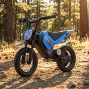 Mota elétrica para Crianças 12V SHARK, 3 a 6 anos rodas ar bombeado, Azul