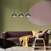Candeeiro de Teto Berceste – Preto – 74 cm de Diâmetro, 108 cm de Altu