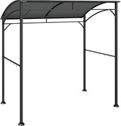 Outsunny Pavilhão para churrasco, Cobertura para churrasqueira, Proteção contra chuva, Ganchos para utensílios, Estrutura de aço, Cinza escuro, 215 x 150 x 182/220 cm | Aosom Portugal