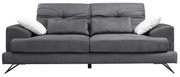 Sofá de 2 Lugares Frido – Antracite – 185x92x79 cm