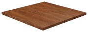vidaXL Tampo mesa quadrado 70x70x2,5 carvalho tratado castanho-escuro