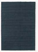 Tapete de lã artesanal com padrão geométrico Alexia