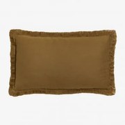 Almofada Retangular 30x50 Cm Em Algodão Soncey Castanho Areia - Sklum