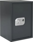 vidaXL Cofre Digital com bloqueio Cinzento escuro 35 x 31 x 50 cm Aço