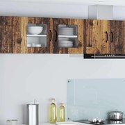 vidaXL Armário de Cozinha com porta Madeira antiga 40 x 31 x 40 cm