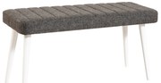 Bench Stormi – Branco e Antracite – 100 cm x 39 cm
