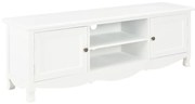 Móvel de TV 120x30x40 cm madeira branco