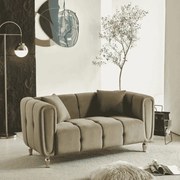 SOFÁ ALMA CINZA COM ALMOFADAS 155X81X71CM