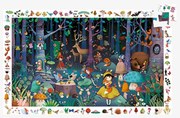 Puzzle de 100 peças, A floresta encantada, da DJECO multicolor