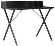 vidaXL Secretária 80x50x84 cm preto