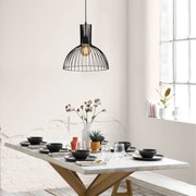 Candeeiro Chandelier Fellini – Preto – 38 cm