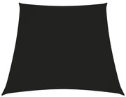 Para-sol estilo vela tecido oxford trapézio 3/5x4 m preto